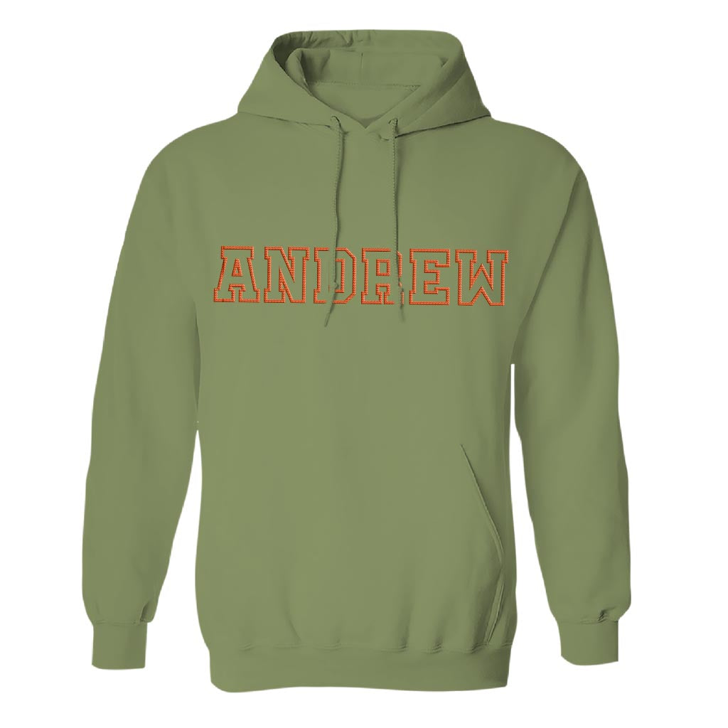 Custom Name - Personalized Kid Embroidered Hoodie