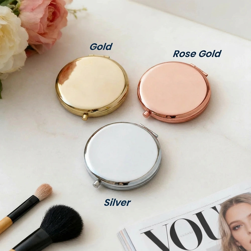 Personalized Metal Compact Mirror Graduation Quote Design, Unique Gift For Her, Sweet Everyday Reminder