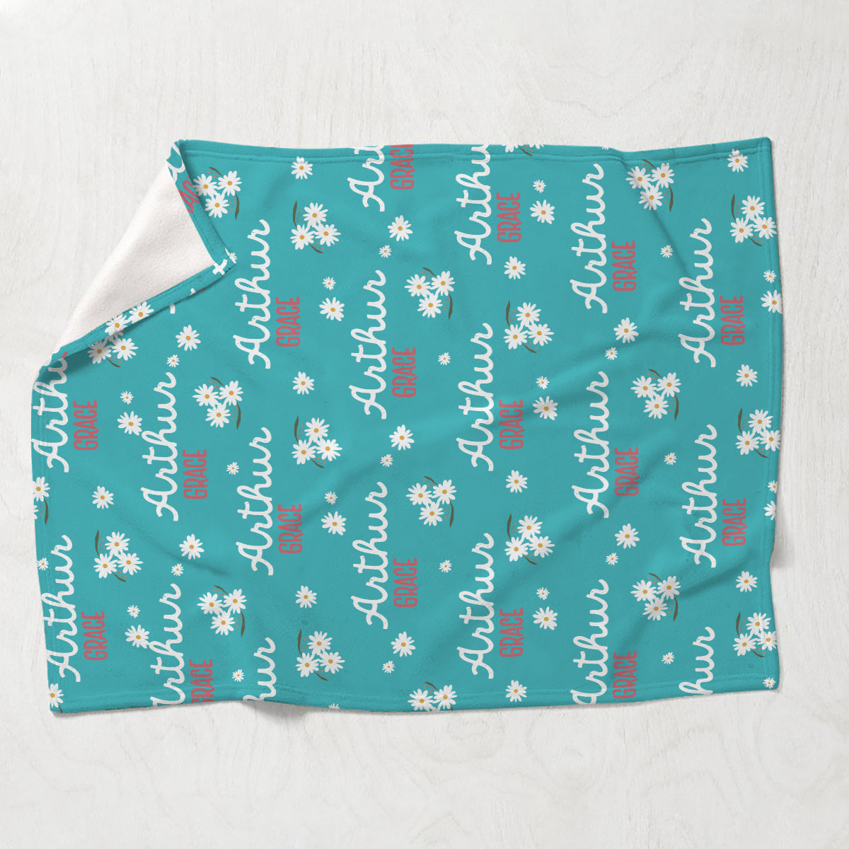 Daisy Custom Name - Personalized Kid Blanket