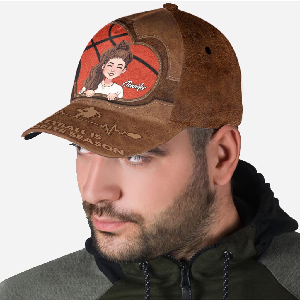 Basketball Is My Favorite Season - Personalized Basketball Classic Cap