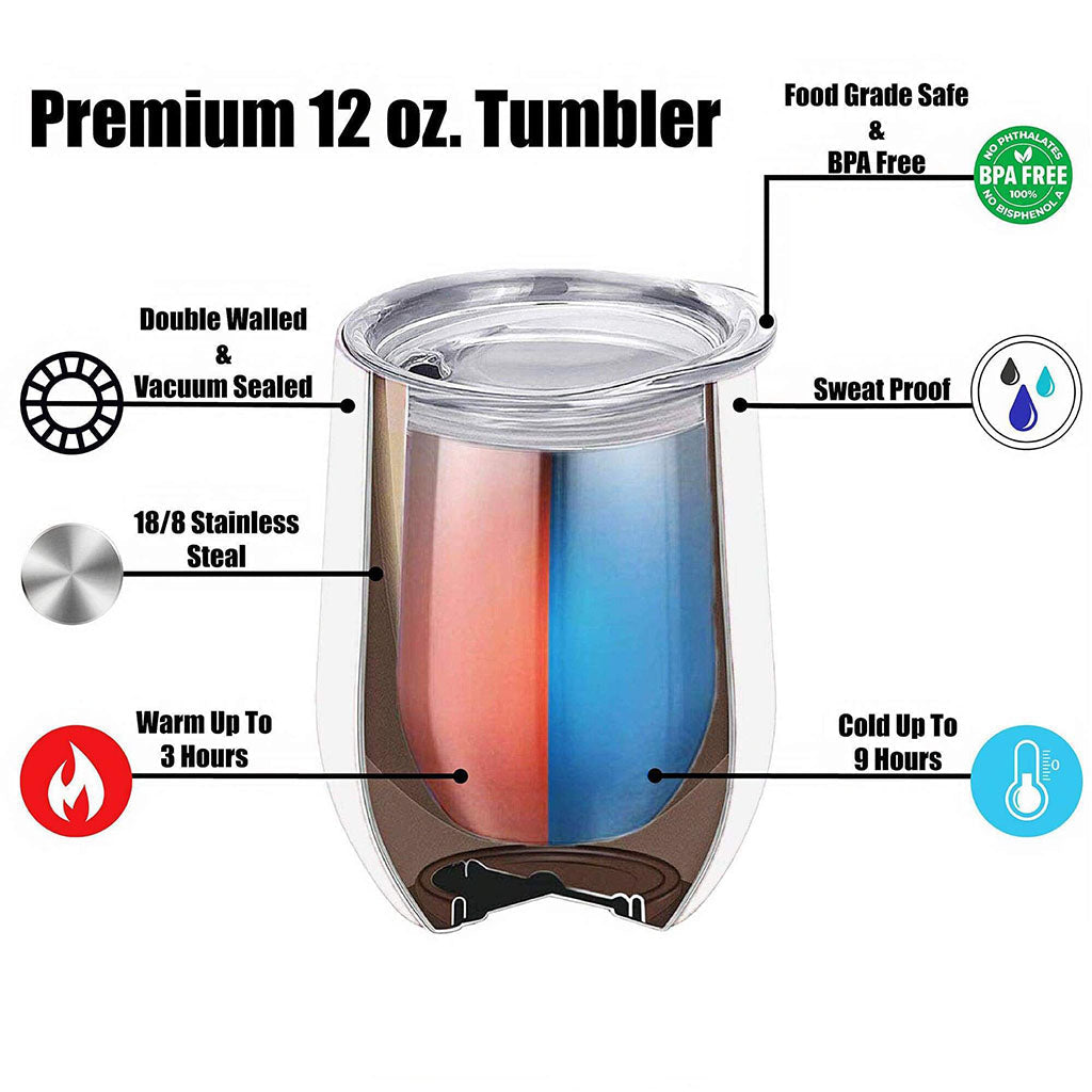 And Into The Sewing Room I Go - Personalized Sewing Wine Tumbler