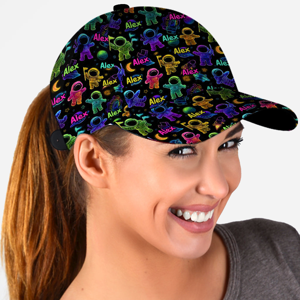 Astronauts Suitable for Kids to Go Out with Outdoor - Personalized Kid Classic Cap
