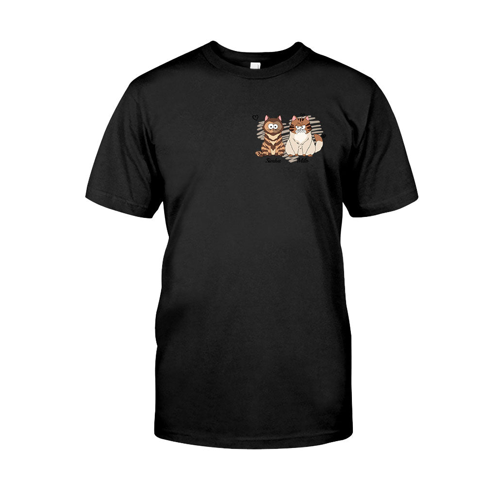 In My Dog/ Cat Mom Era - Personalized Cat T-shirt And Hoodie