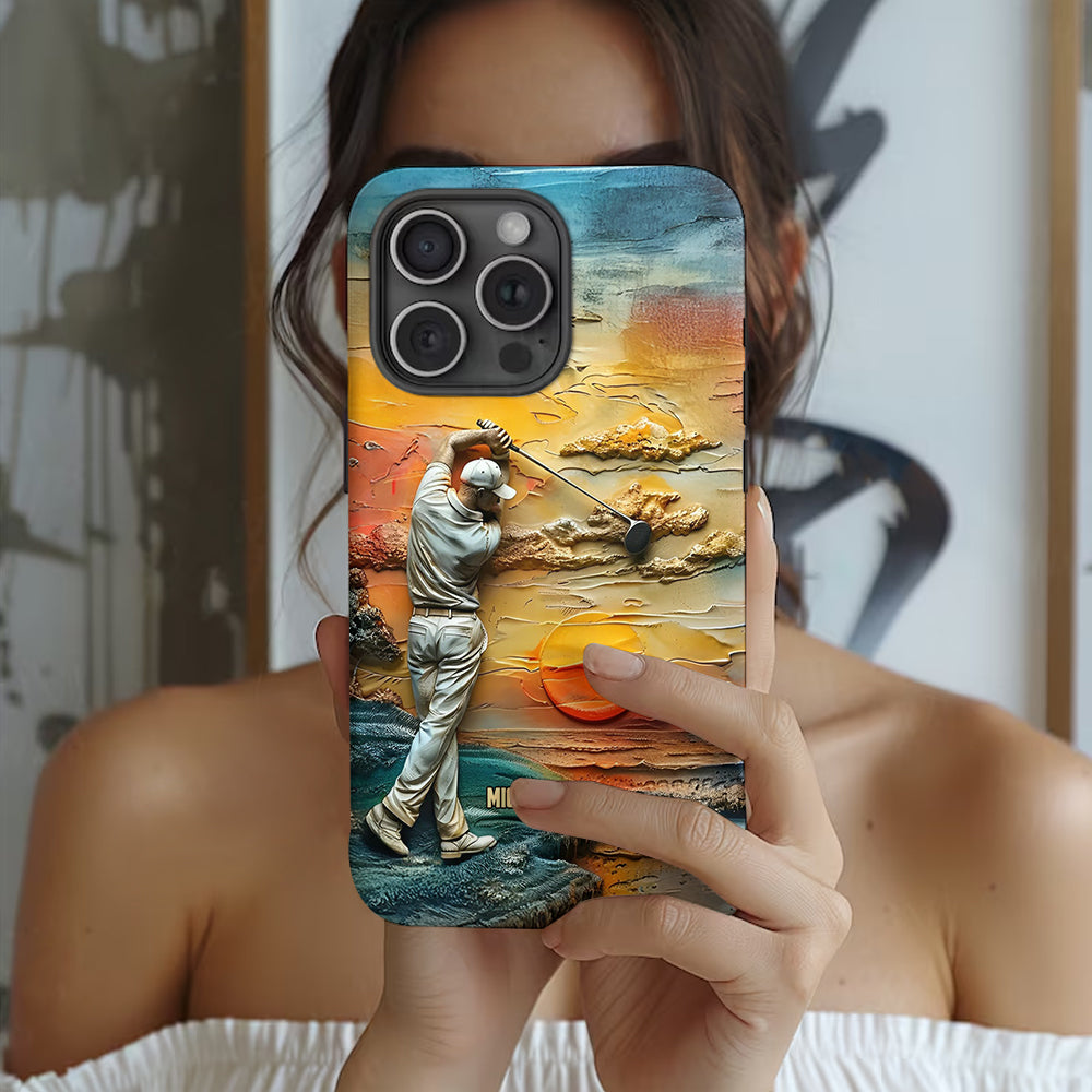 Golf Is My Life - Personalized Golf Full Print Phone Case