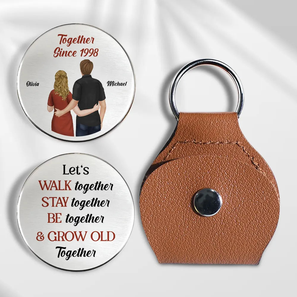 Personalized Pocket Hug Token for Couples, Together Theme, Sweet Everyday Keepsake, Unique Romantic Gift
