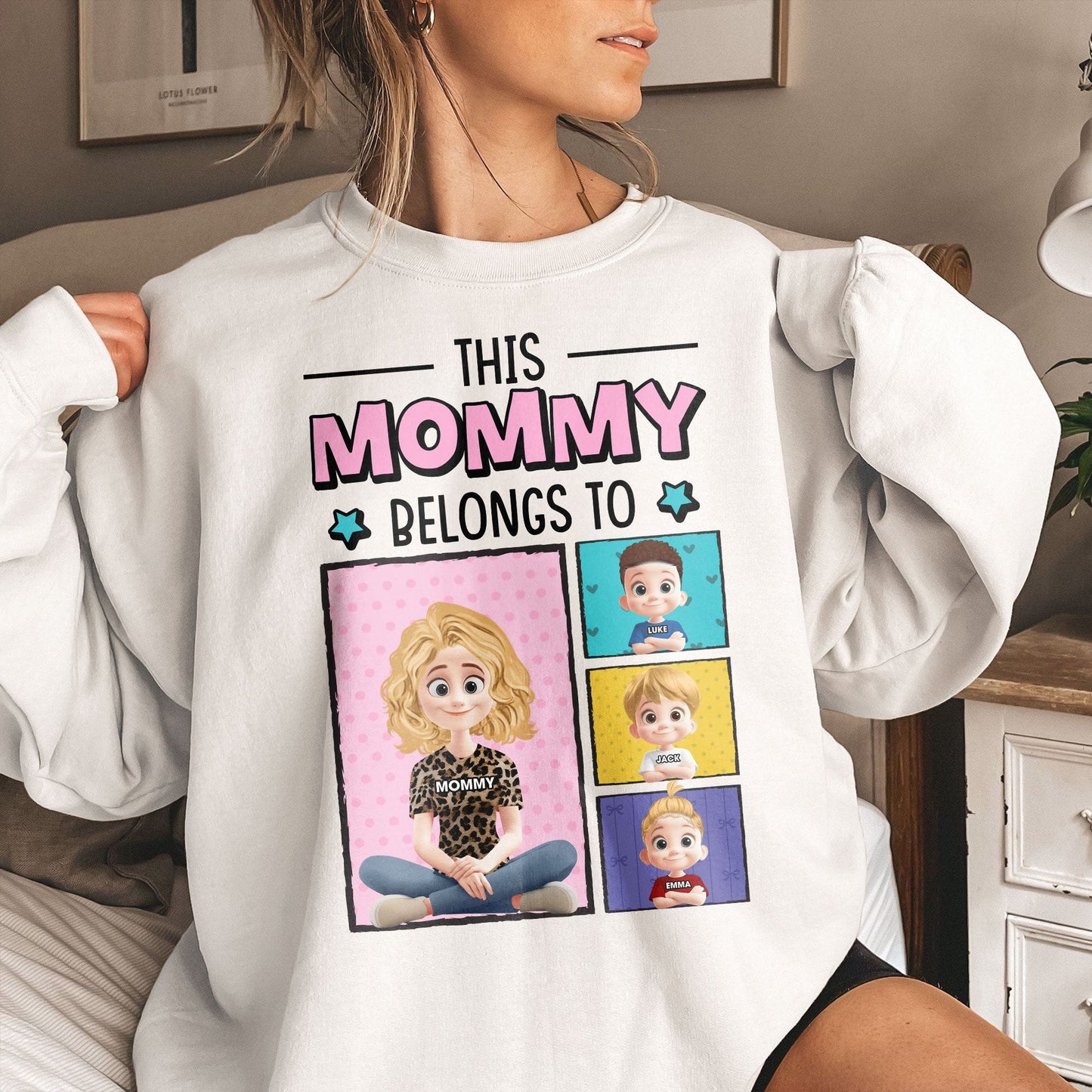 Custom Mommy Tee for Families with Personalized Design