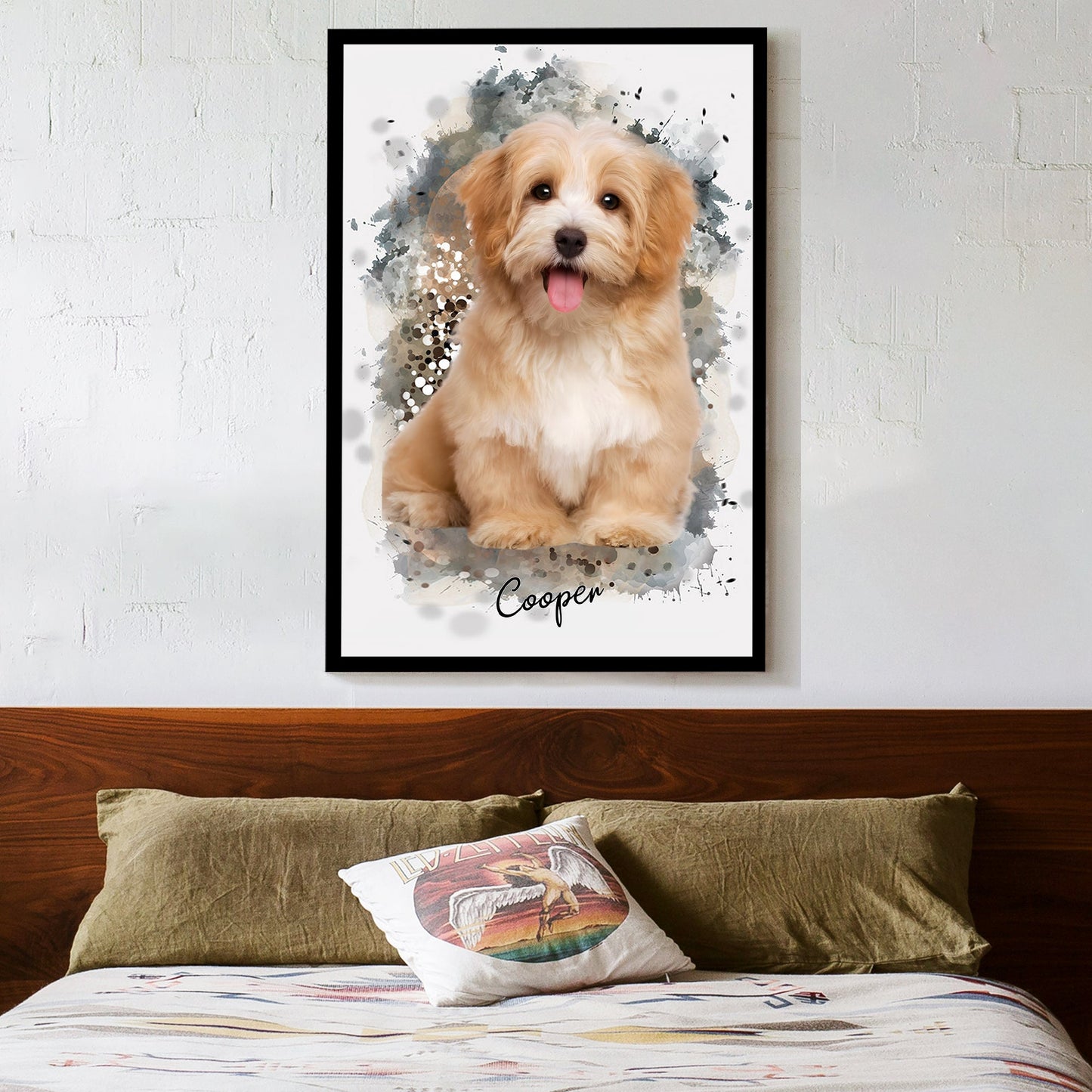 Custom Pet Portrait Poster - A Heartwarming Gift for Your Furry Friend