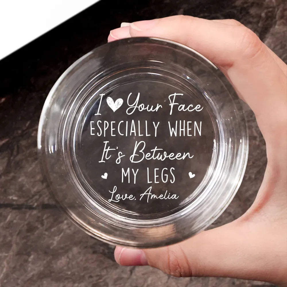 Personalized Adult Humor Whiskey Glass – Romantic, Engraved Custom Gift for Anniversary/Valentine's