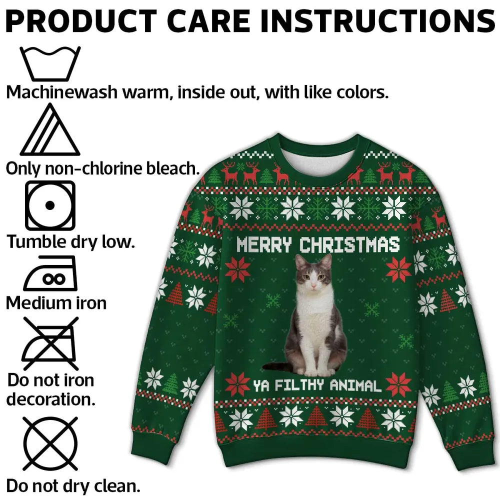 Personalized Sweatshirt for Dog Lovers – Custom Christmas Gift for Your Furry Friend, Perfect for Holiday Memories