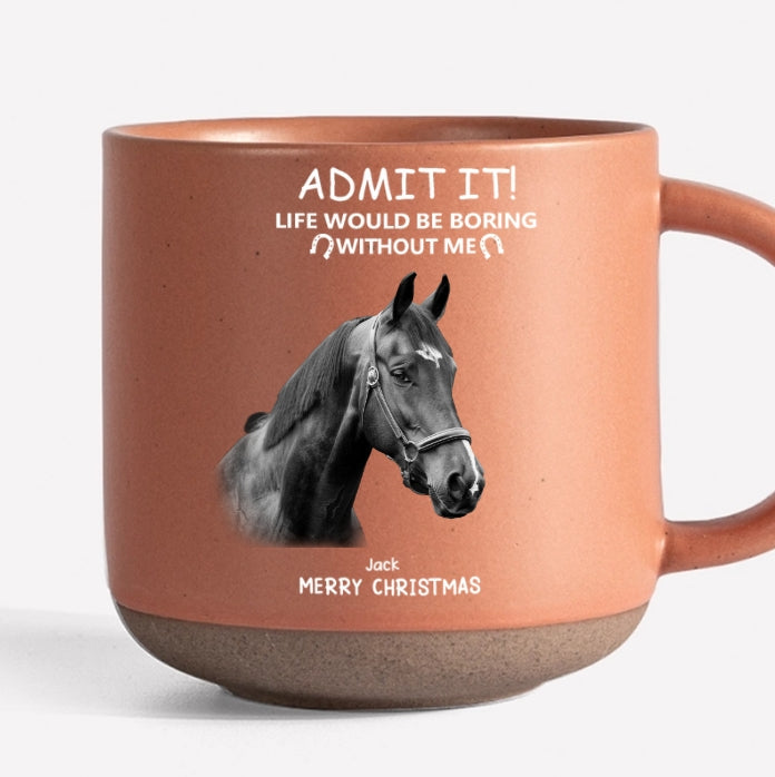 Custom Horse-Themed Mug & Whiskey Cup - The Perfect Holiday Gift