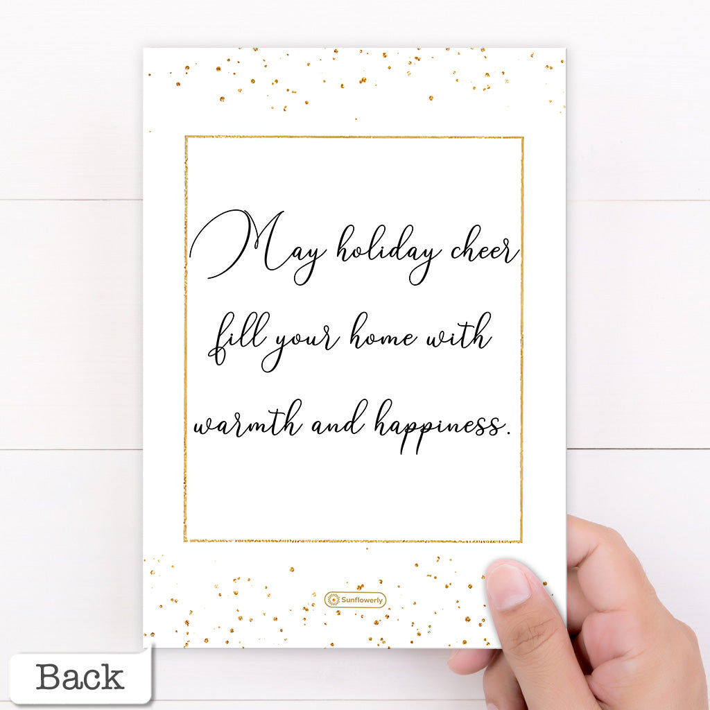 Custom Photos Names And Message Merry Christmas Card - Personalized Family Greeting Card