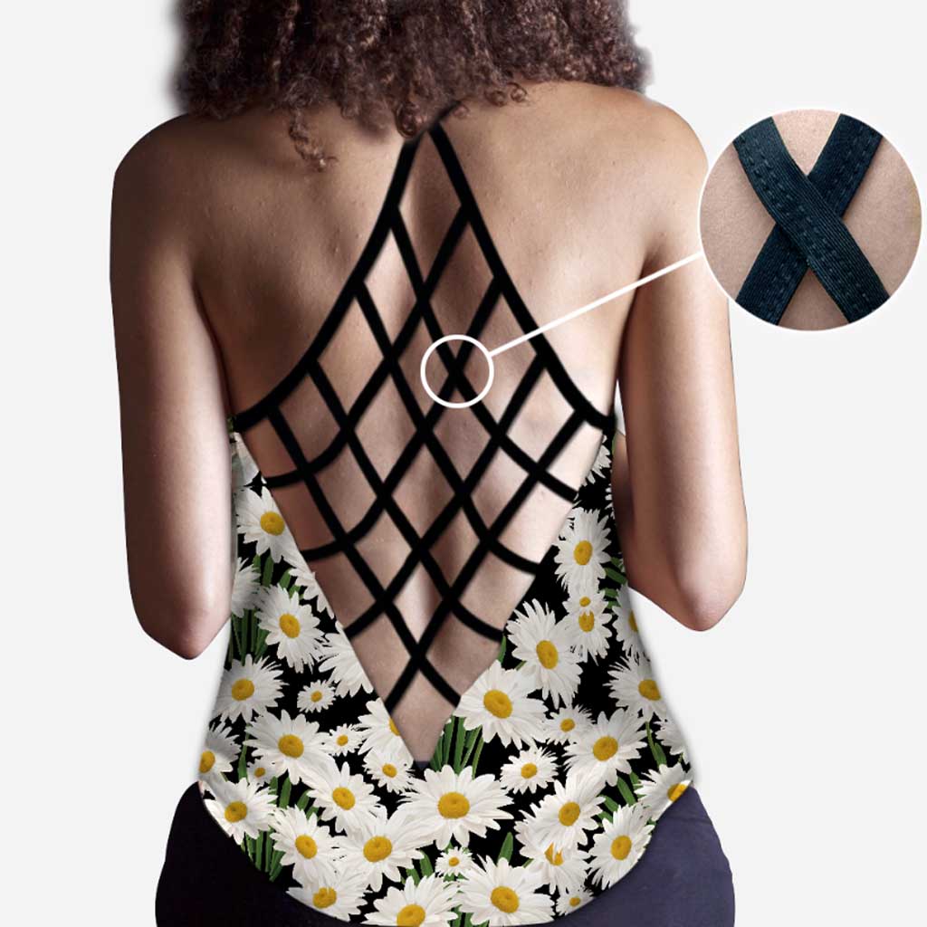 Happy Camper Cross Tank Top