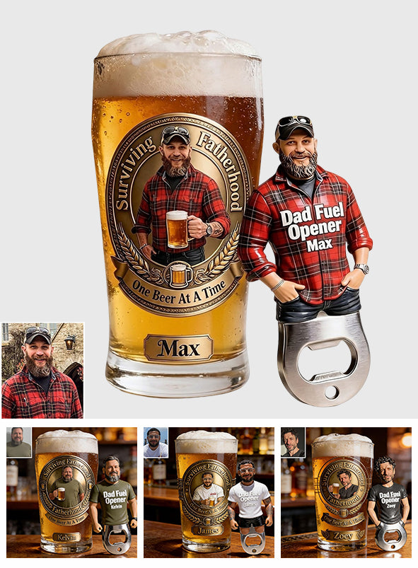 Dad Fuel - Personalized Father Bottle Opener