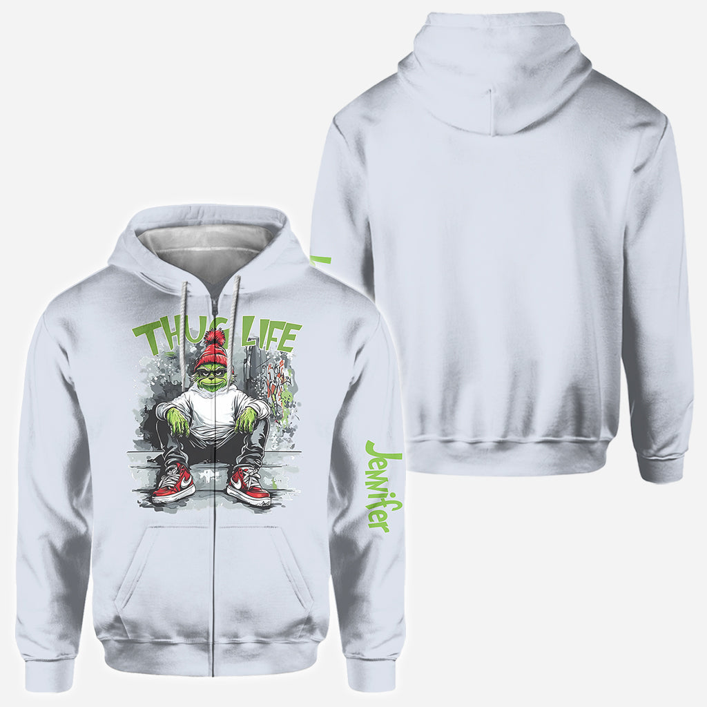 Merry Grinchmas - Personalized Stole Christmas All Over Shirt