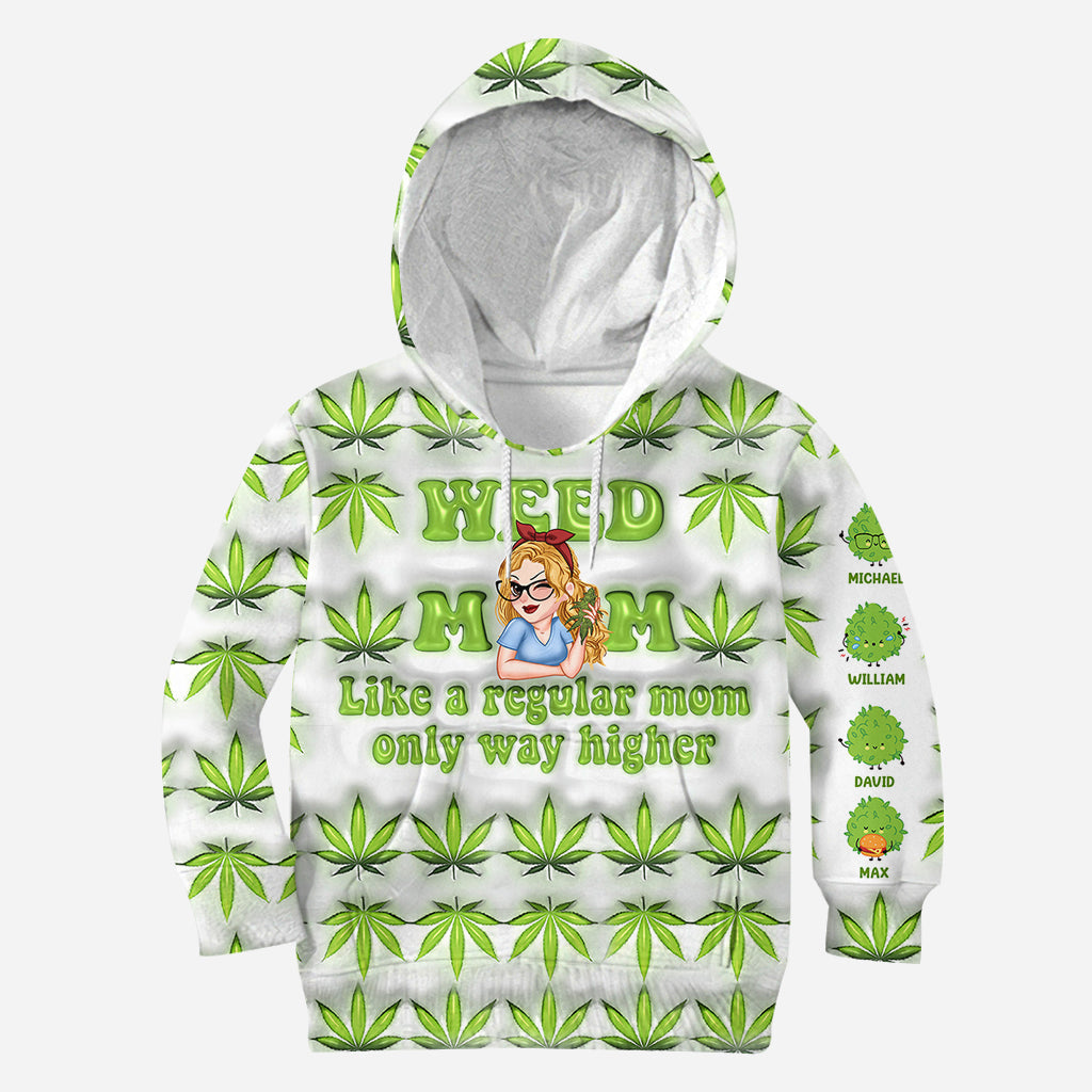 Like A Regular Mom - Personalized Mother All Over Shirt