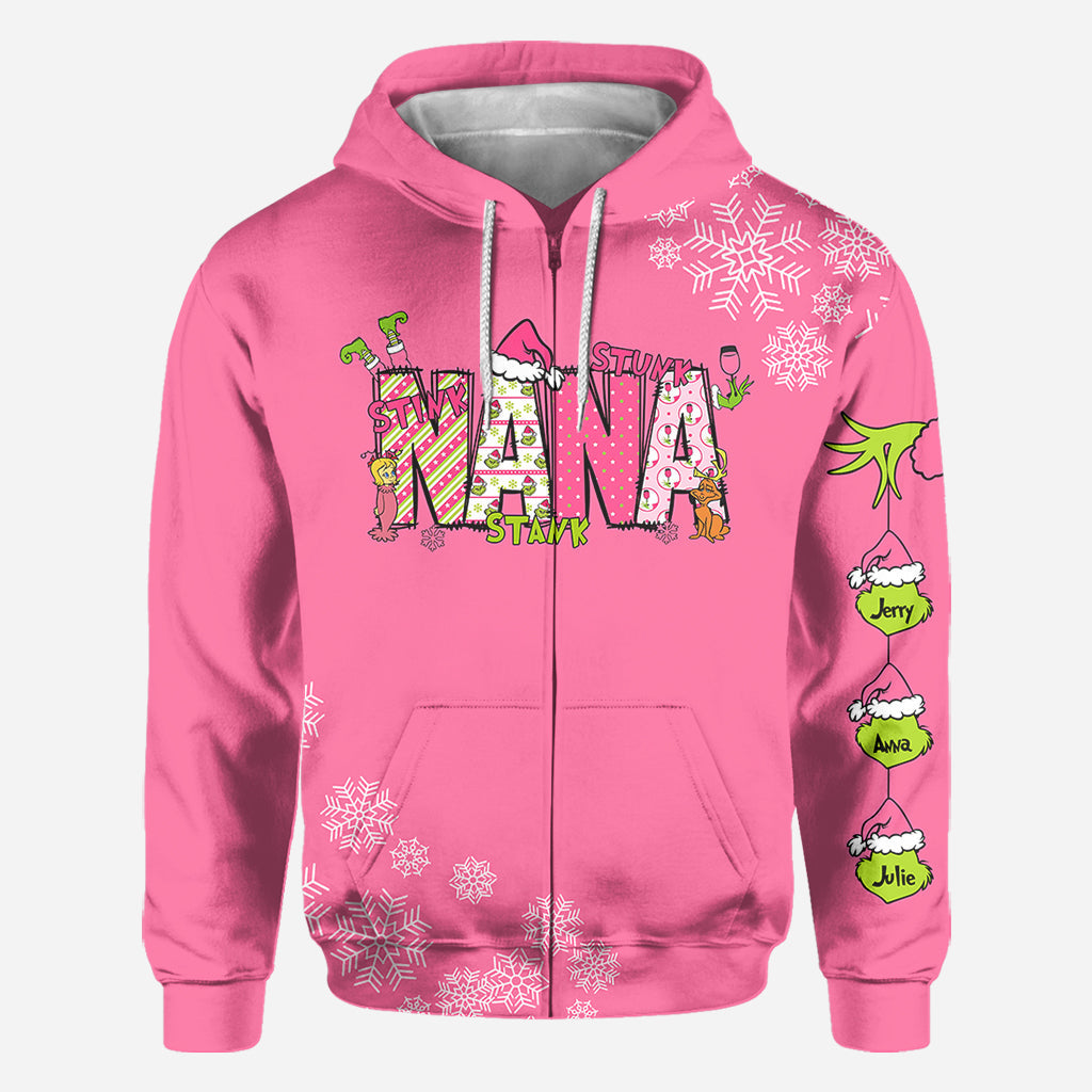 Grinchy Grandma - Personalized Stole Christmas All Over Shirt