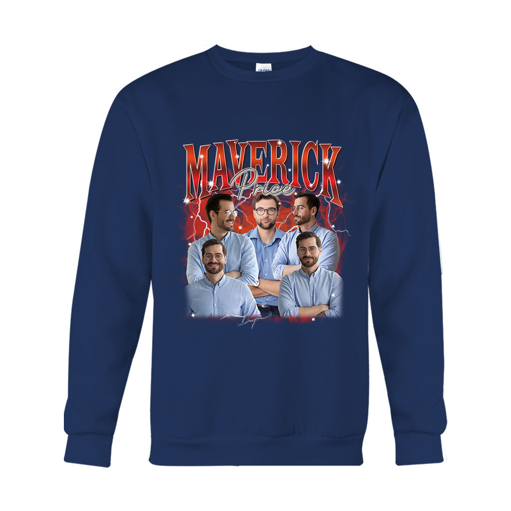 Custom Text And Photos - gift for anyone - Personalized T-shirt And Hoodie