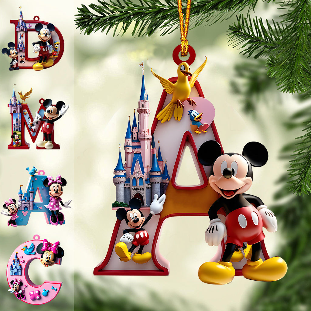 Magic Christmas - Personalized Mouse Transparent Ornament