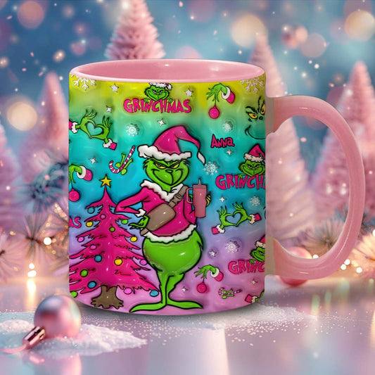 Holo Christmas - Personalized Stole Christmas Accent Mug