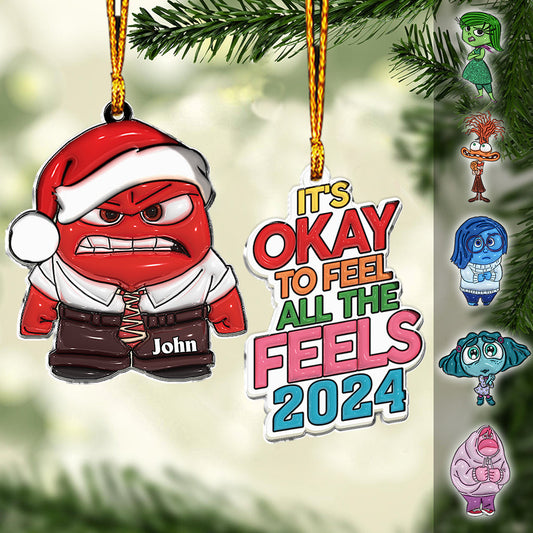Merry Christmas - Personalized Custom Shaped Ornament