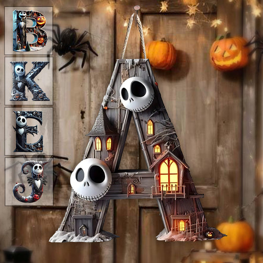 Nightmare Before Christmas - Personalized Nightmare Custom Shaped Wood Sign