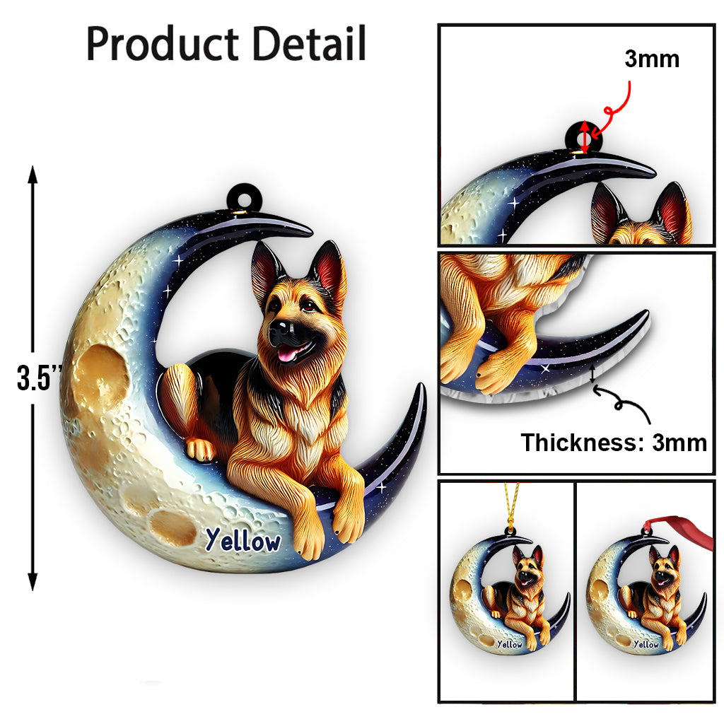 I Love My Dog - Personalized Dog Ornament