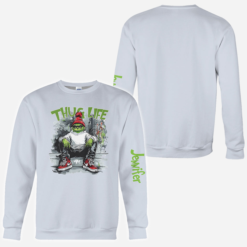 Merry Grinchmas - Personalized Stole Christmas All Over Shirt