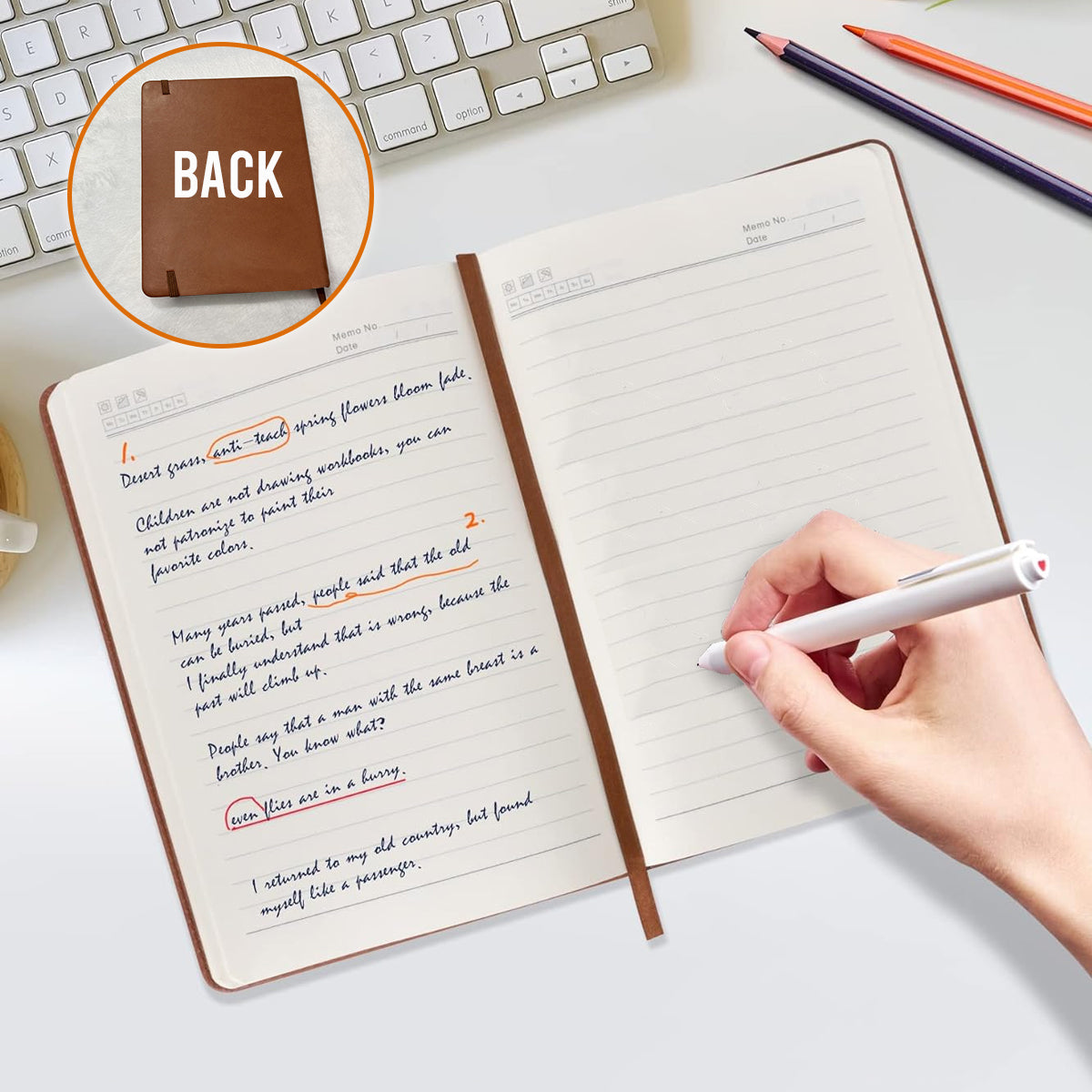 Recipe Book - Personalized Mother Leather Journal