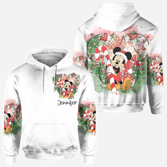 Merry Christmas - Personalized Mouse All Over Shirt