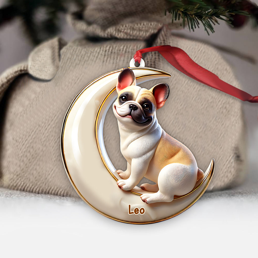 I Love My Dog - Personalized Dog Ornament