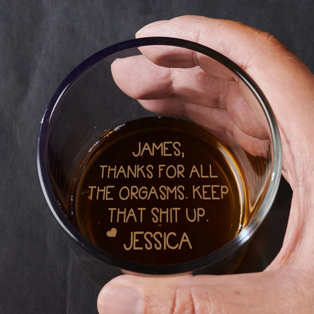 Personalized Whiskey Cup - A Funny and Bold Gift for Your Partner