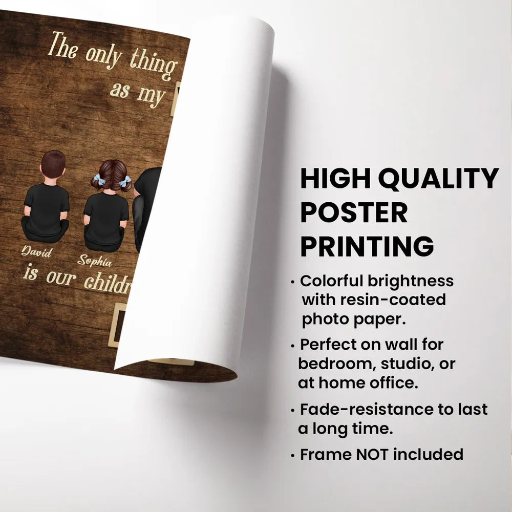 Personalized Family Poster – ‘The Only Thing Better than Having You as My Wife’ – Perfect Gift for Mom