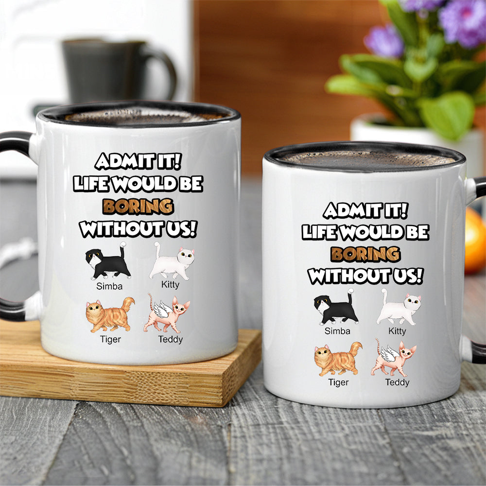 Special Custom Mug for Pet Lovers - Two-Tone Ceramic Mug for Daily Use and Gifting