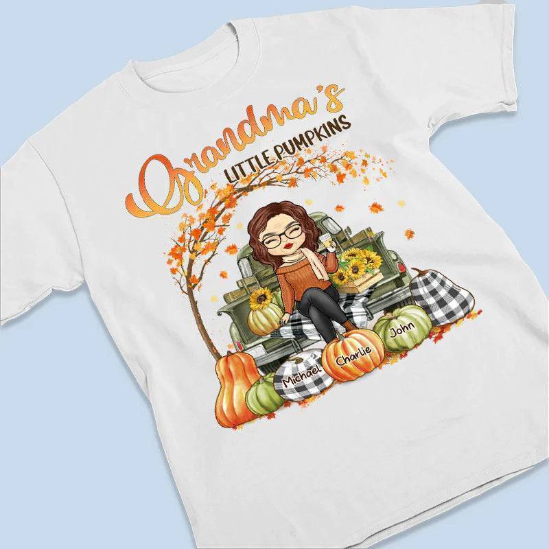 Fall Season Gift for Grandma Personalized T-shirt Sweatshirt Hoodie