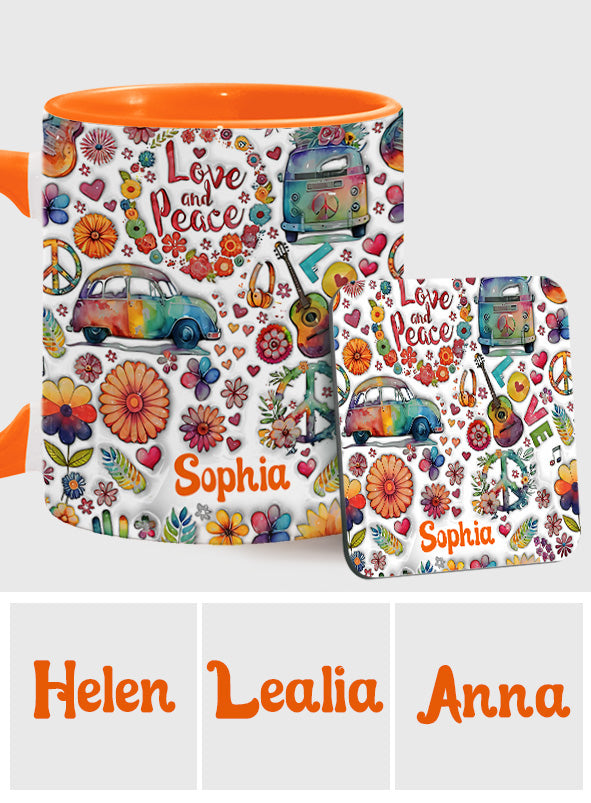 Hippie Soul - Personalized Hippie Accent Mug