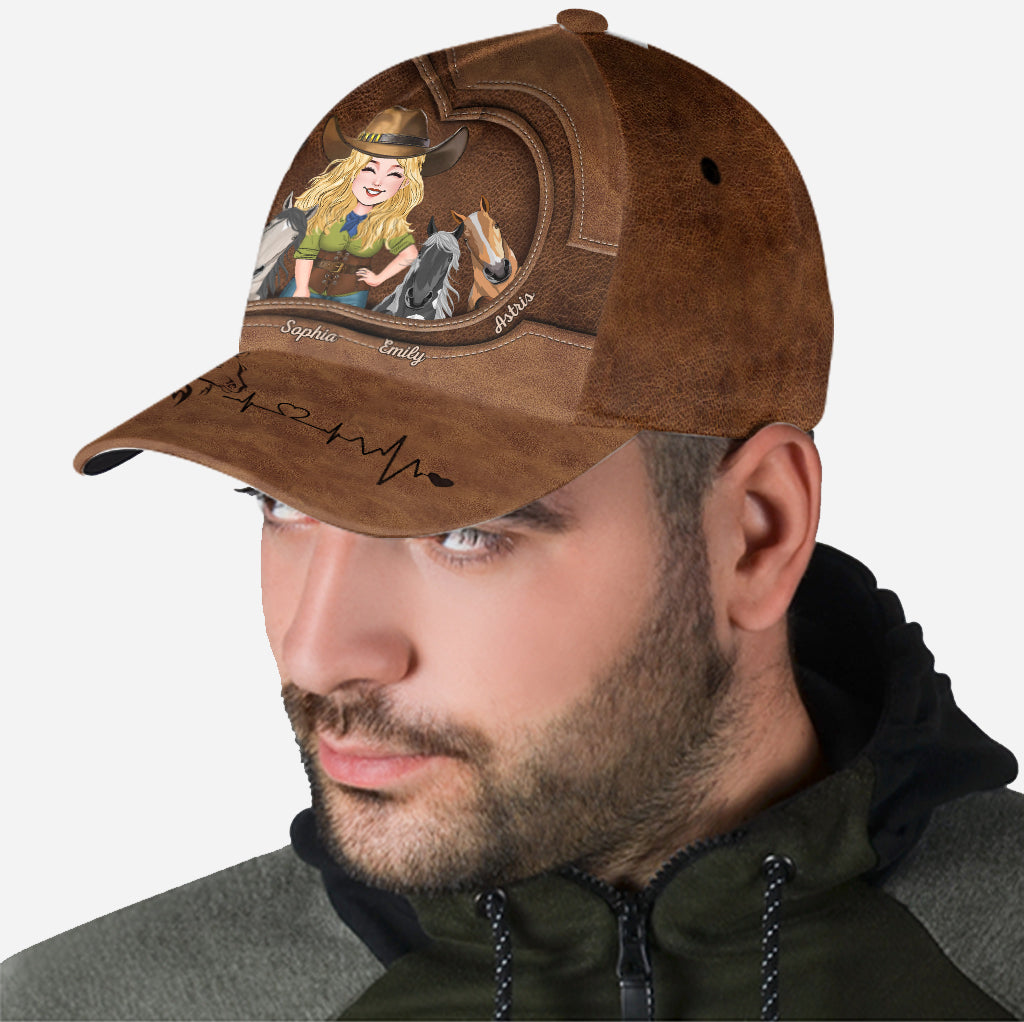 Just A Girl Who Loves Horses - Personalized Horse Classic Cap