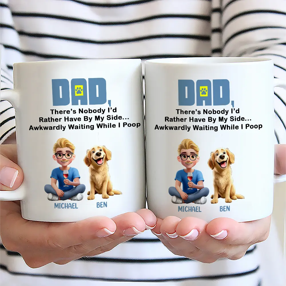 Personalized White Ceramic Mug - Custom Gift Cup