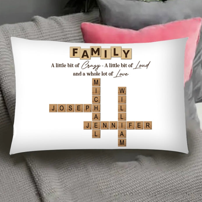 Personalized Family Name Crossword Poster - A Heartfelt Gift for Any Occasion