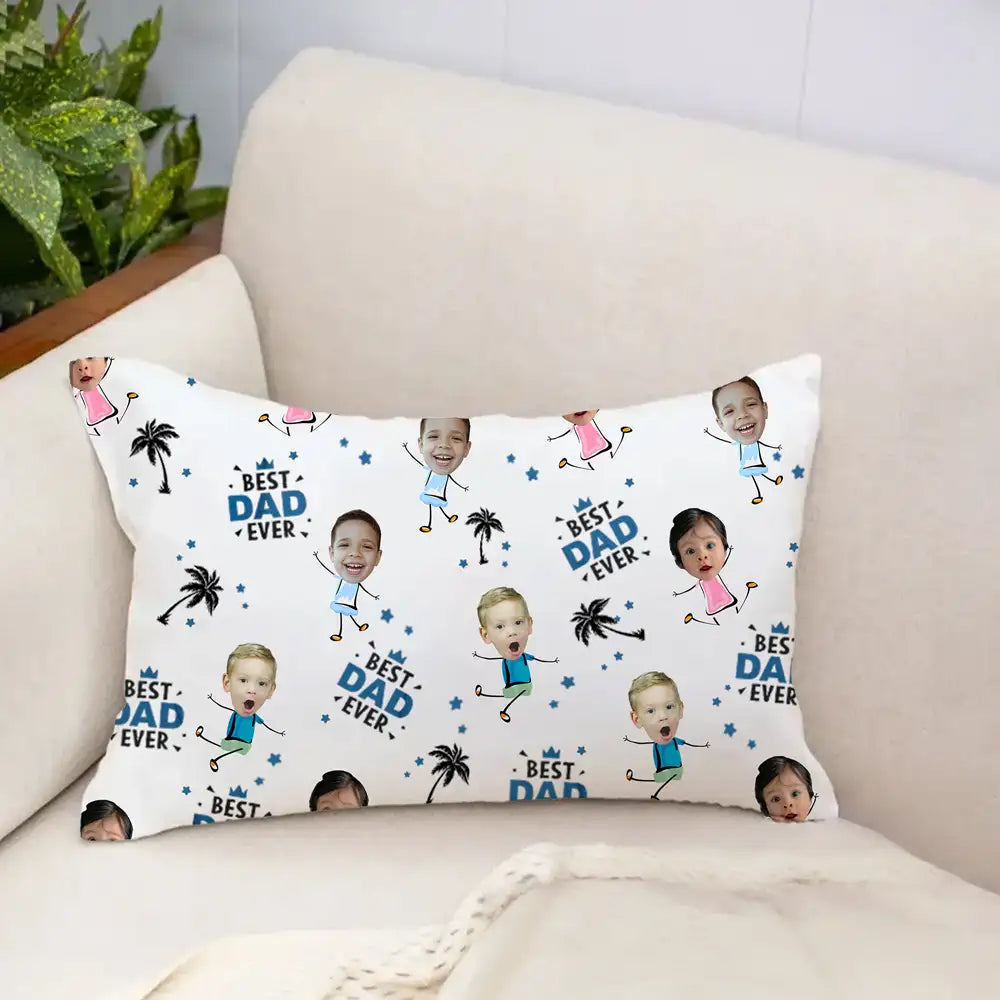 Personalized Sweatpants & Blanket – Best Dad Ever Custom Photo Gift for Father’s Day & Christmas