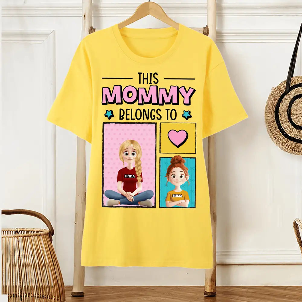 Custom Mommy Tee for Families with Personalized Design