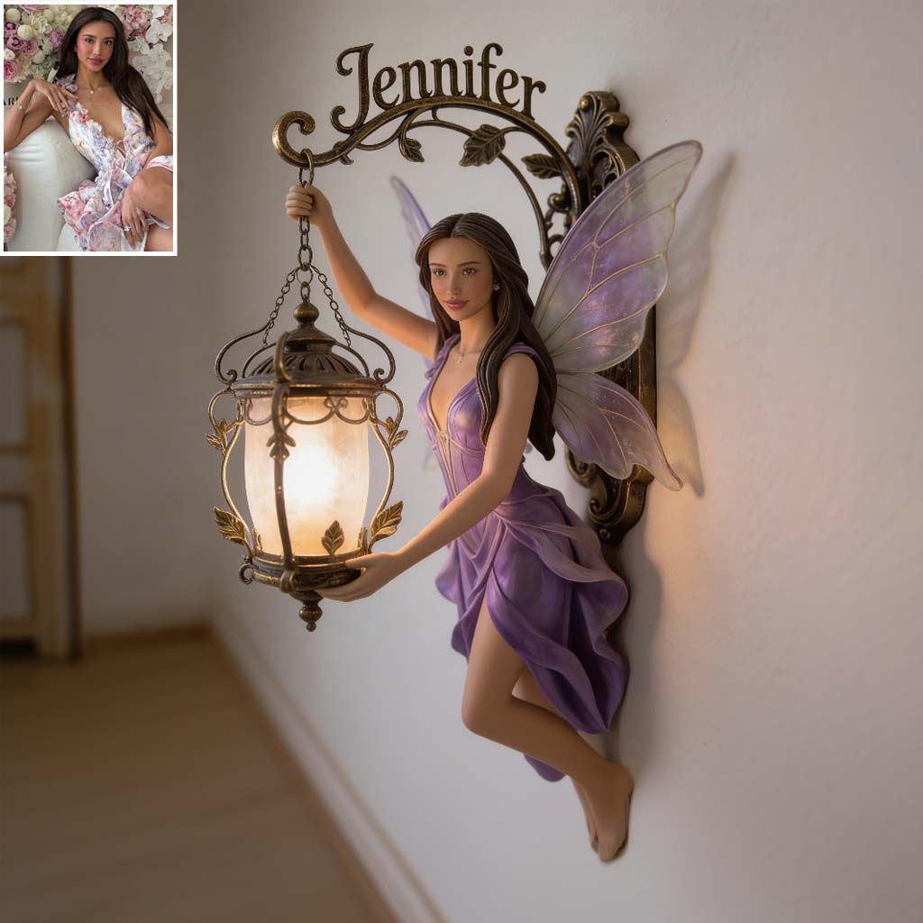 Aesthetic Fairy Decor - Personalized Self Love Wooden Wall Mount Sign