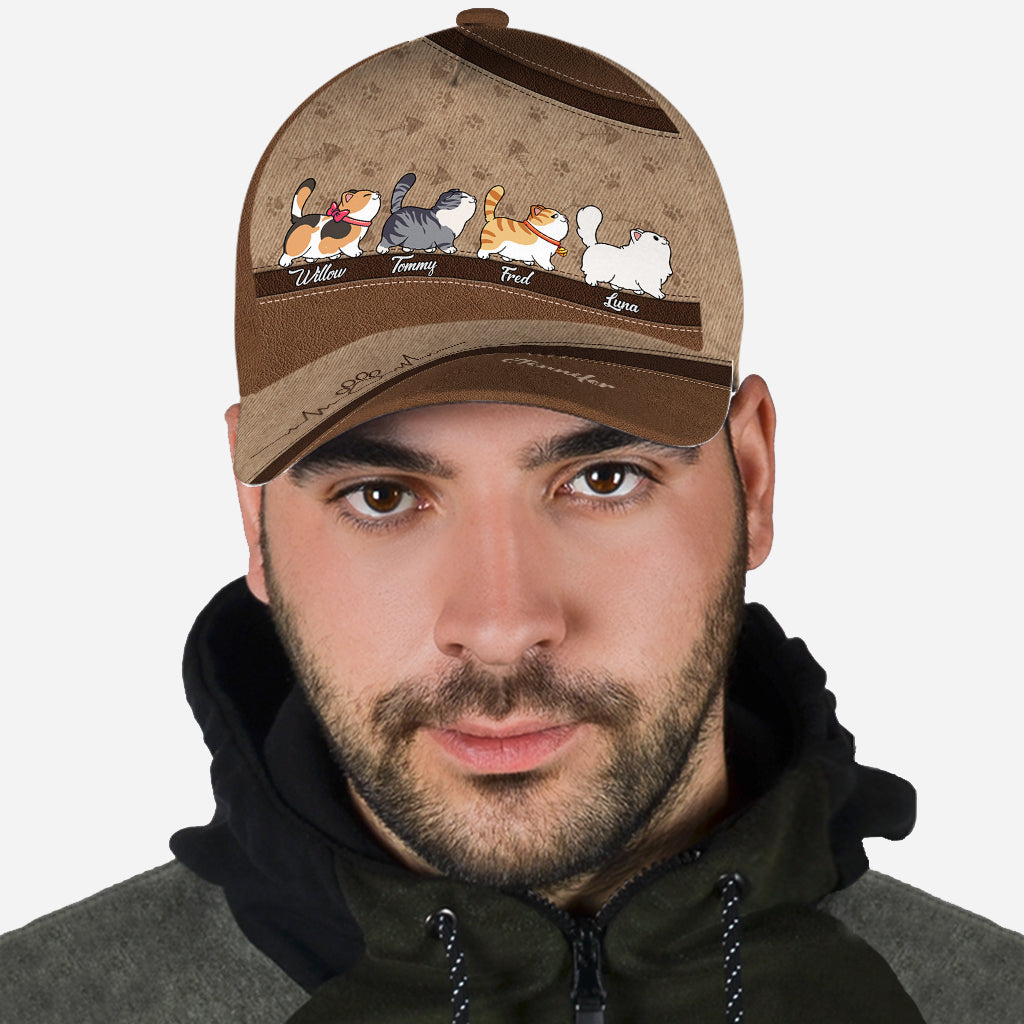 I Love My Cats - Personalized Cat Classic Cap