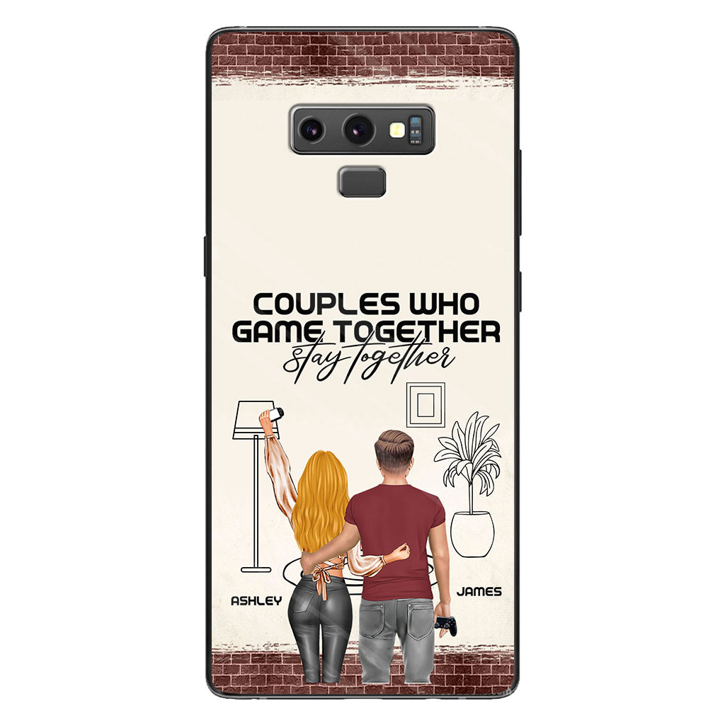 Couples Who Game Together Stay Together - Personalized Video Game Phone Case