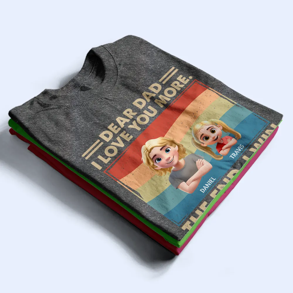 Personalized Dad Tee or Hoodie with Kids' Names – Father's Day Gift