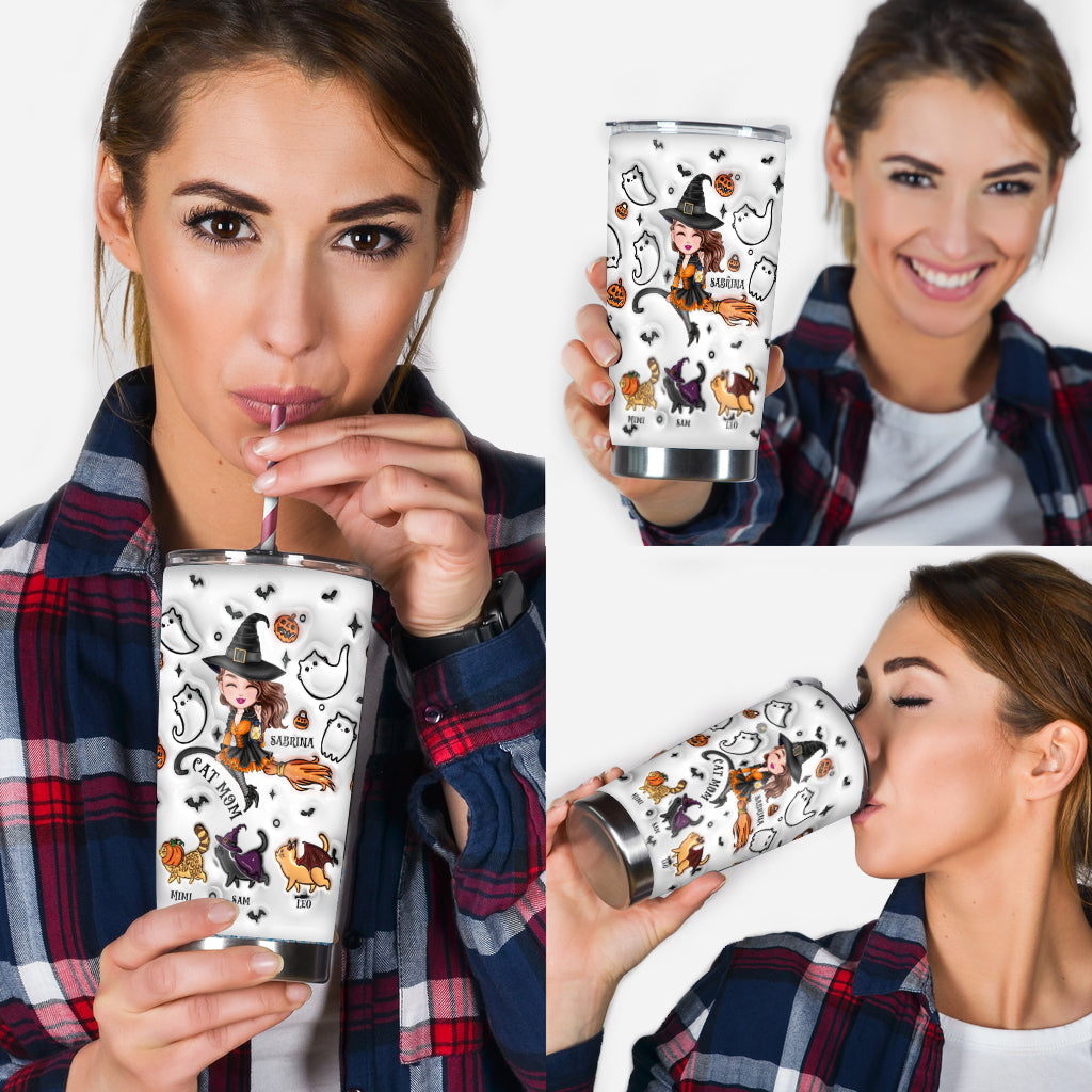 Cat Mom - Personalized Cat Tumbler
