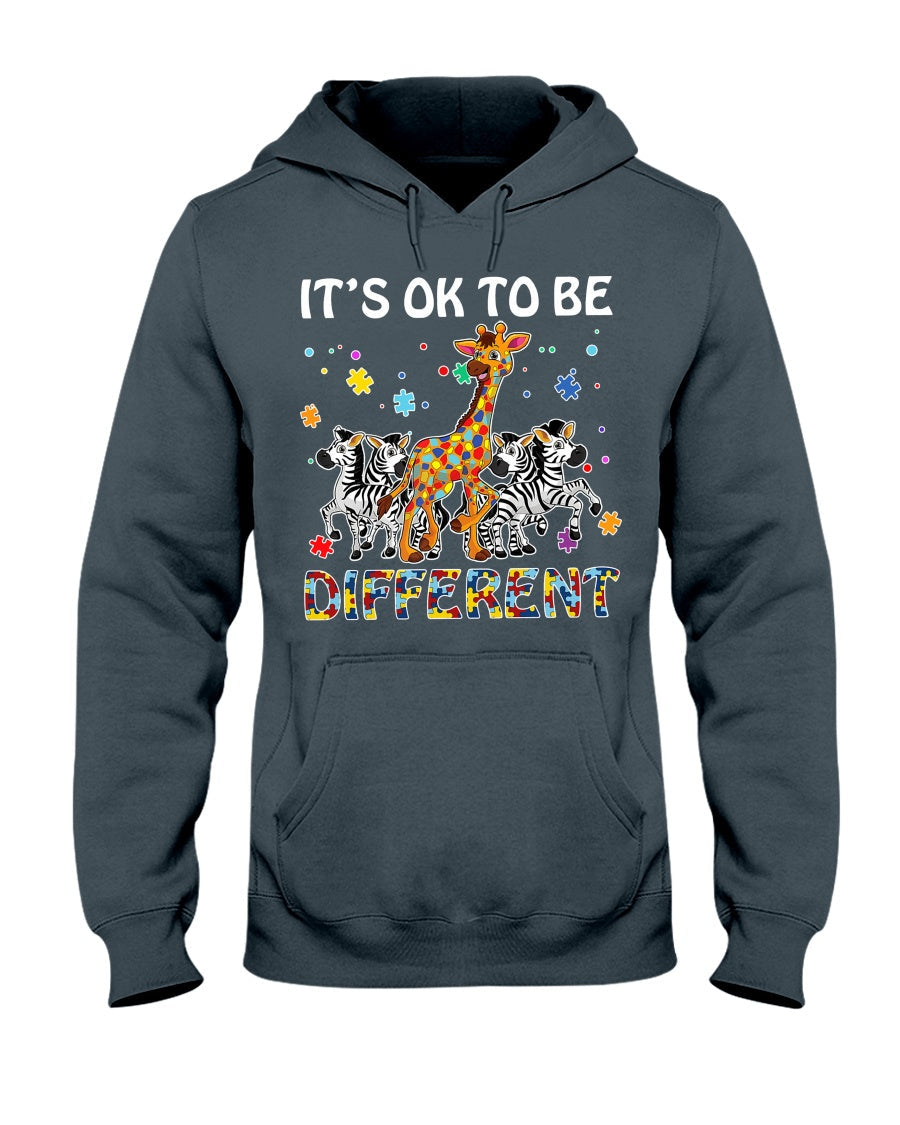 It's Ok To Be Different - Autism Awareness T-shirt and Hoodie 0921