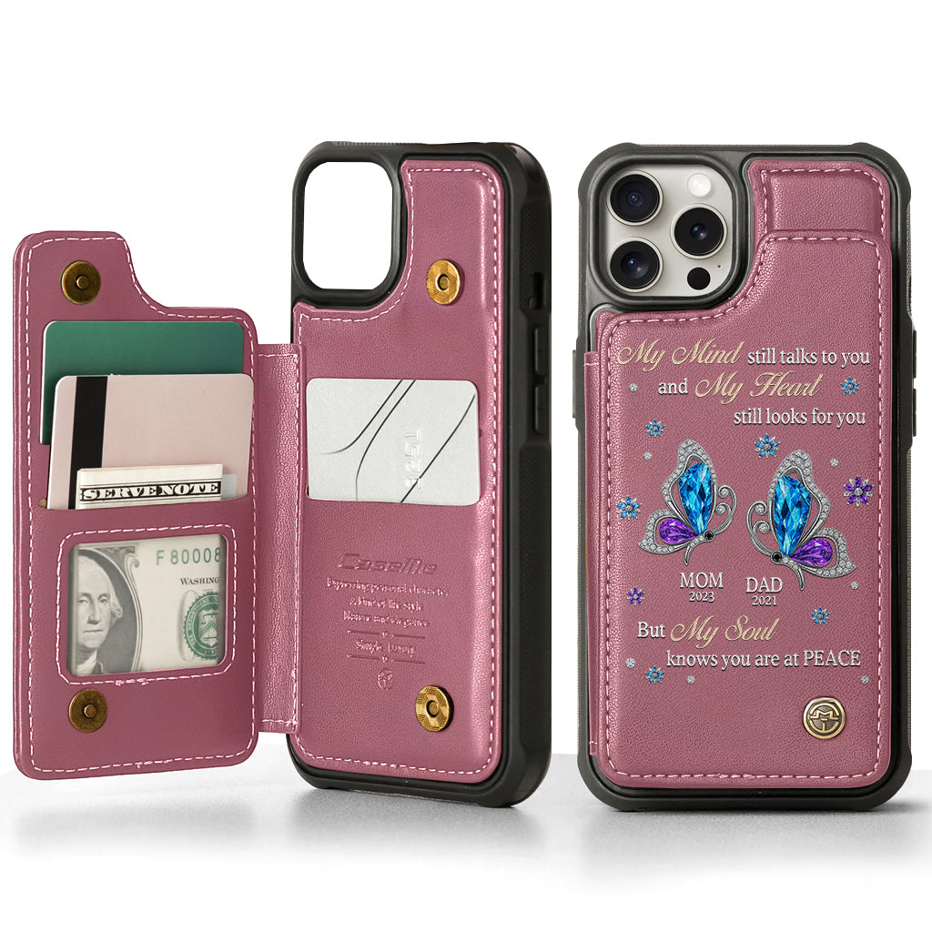 I Love You Forever - Personalized Memorial Wallet Phone Case
