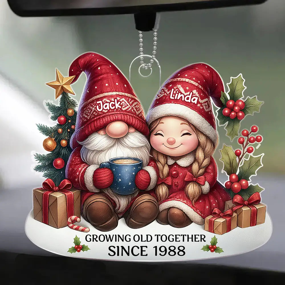 To My Forever Love - Custom Couple's Acrylic Ornament, Personalized Love Gift