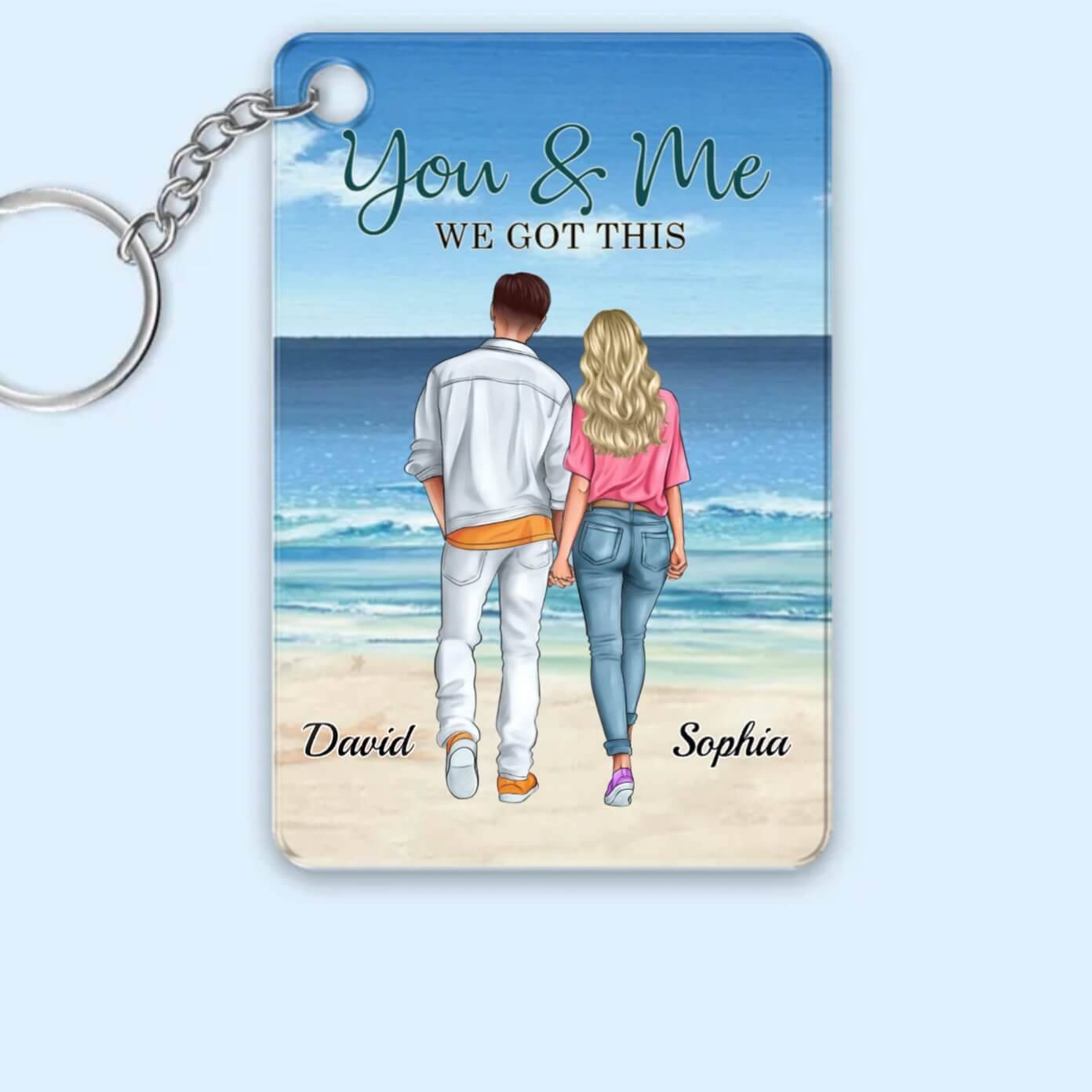 Together We Conquer - 'You & Me, We Got This' Personalized Poster or Canvas or Keychain or Shirt for Couples