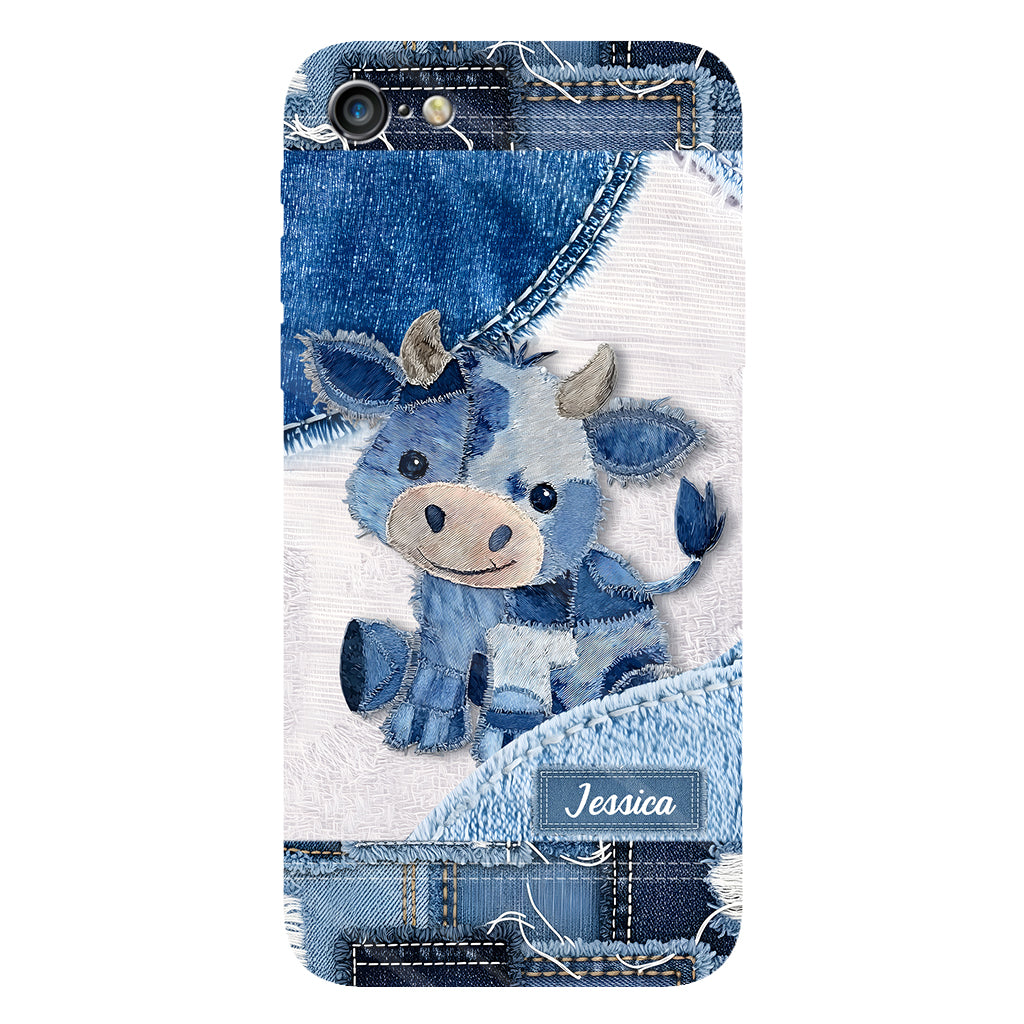 Cute Highland Cow - Personalized Highland Cow Full Print Phone Case